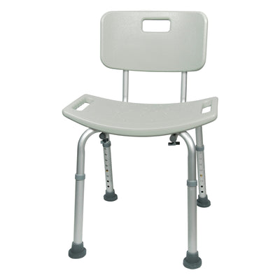 McKesson Aluminum Bath Bench, 15½ – 19½ Inch Height -Each McKesson Aluminum Bath Bench, 15½ – 19½ Inch Height -Each