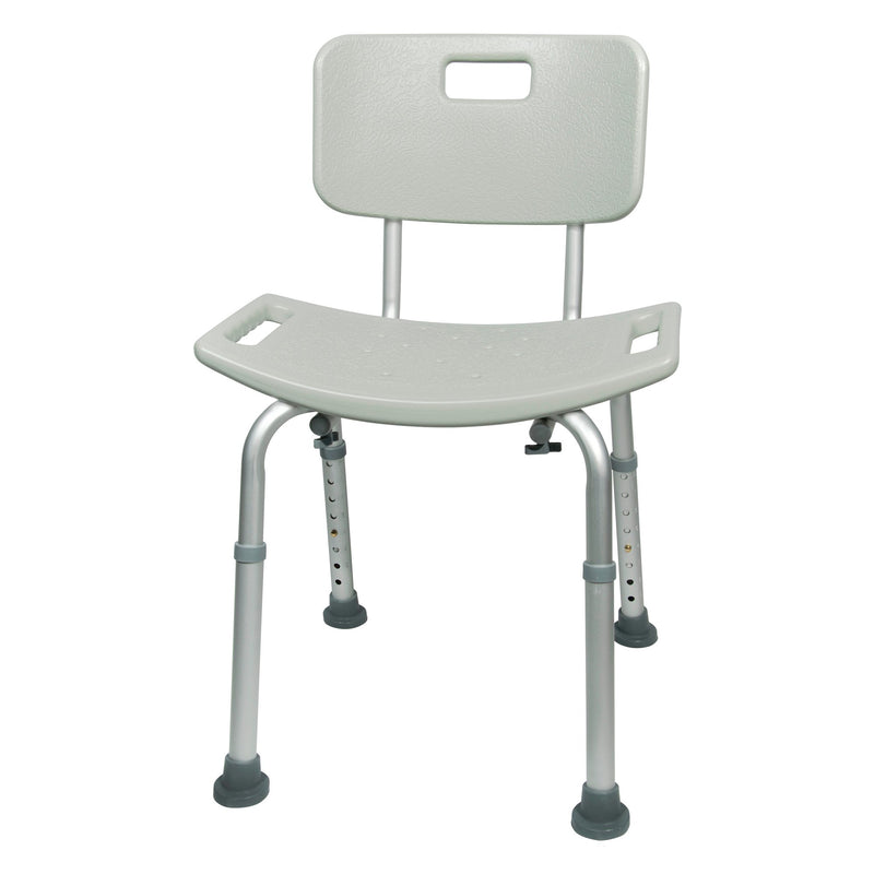 McKesson Aluminum Bath Bench, 15½ – 19½ Inch Height -Each McKesson Aluminum Bath Bench, 15½ – 19½ Inch Height -Each