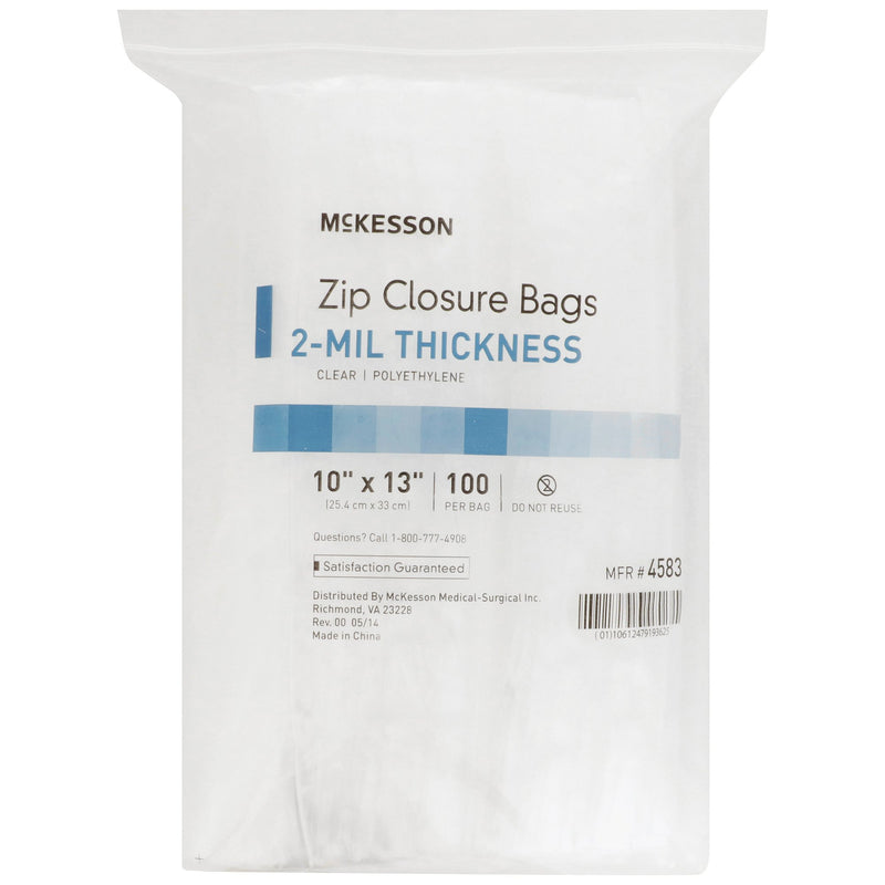McKesson Zip Closure Bag, 10 X 13 Inches -Box of 1 McKesson Zip Closure Bag, 10 X 13 Inches -Box of 1