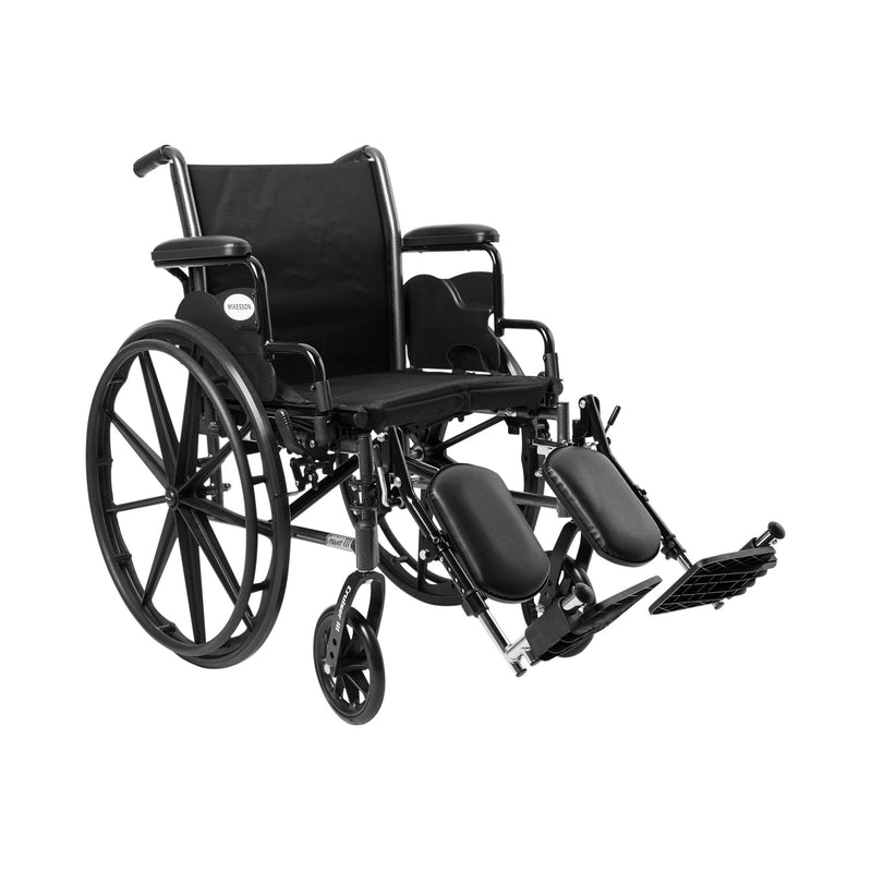 McKesson Lightweight Wheelchair Swing-Away Elevating Legrest, 18 Inch Seat Width -Each McKesson Lightweight Wheelchair Swing-Away Elevating Legrest, 18 Inch Seat Width -Each