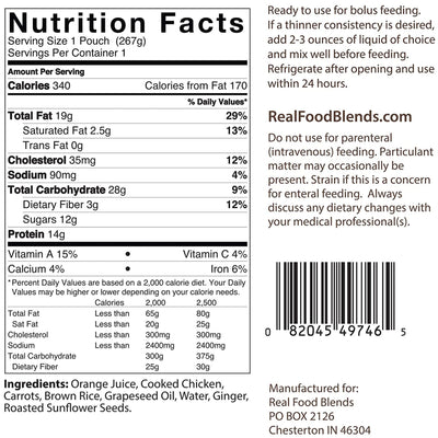 Real Food Blends Pureed Food Blends, Variety Pack, 9.4 oz. Ready-to Use Pouch -Case of 12 Real Food Blends Pureed Food Blends, Variety Pack, 9.4 oz. Ready-to Use Pouch -Case of 12