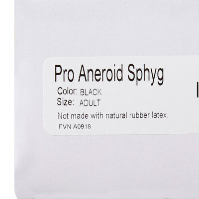 McKesson LUMEON Professional Aneroid Sphygmomanometer, Black, Adult, Arm -Box of 1 McKesson LUMEON Professional Aneroid Sphygmomanometer, Black, Adult, Arm -Box of 1