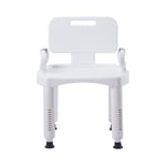McKesson Removable Arm Rail Plastic Removable Back Bath Bench, 20½ Inch Width -Case of 4 McKesson Removable Arm Rail Plastic Removable Back Bath Bench, 20½ Inch Width -Case of 4