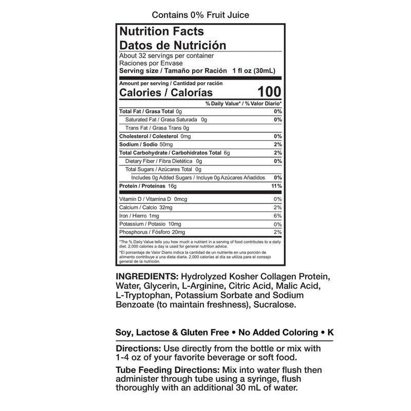 LiquaCel Concentrated Liquid Protein, Unflavored, 32 oz. Bottle -Bottle of 1 LiquaCel Concentrated Liquid Protein, Unflavored, 32 oz. Bottle -Bottle of 1