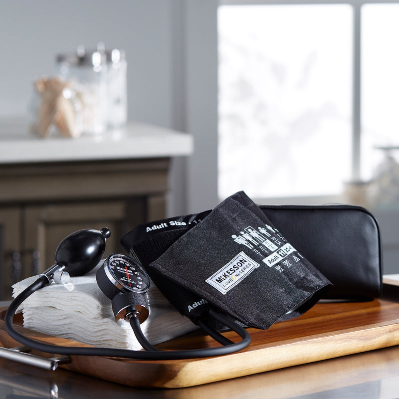 McKesson LUMEON 2-Tube Aneroid Sphygmomanometer with Cuff -Box of 1 McKesson LUMEON 2-Tube Aneroid Sphygmomanometer with Cuff -Box of 1