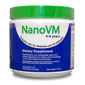 NanoVM Pediatric Oral Supplement 4-8 Years, 275 Gram Can -Each NanoVM Pediatric Oral Supplement 4-8 Years, 275 Gram Can -Each