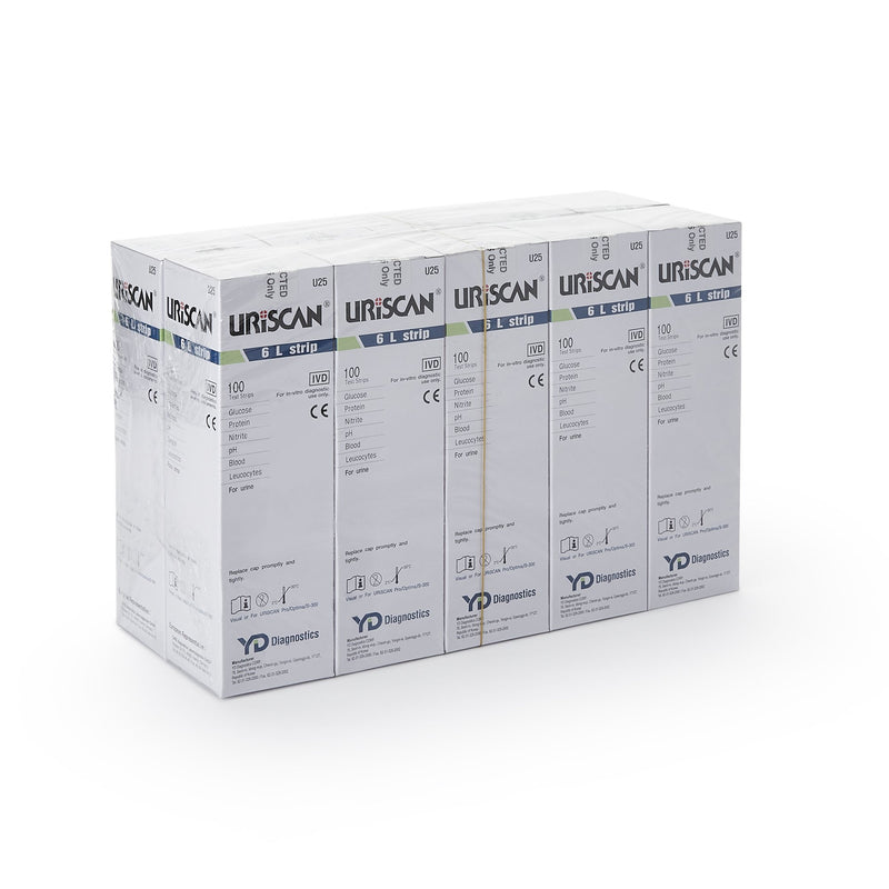 URISCAN 6L Urine Reagent Strips -Bottle of 1 URISCAN 6L Urine Reagent Strips -Bottle of 1