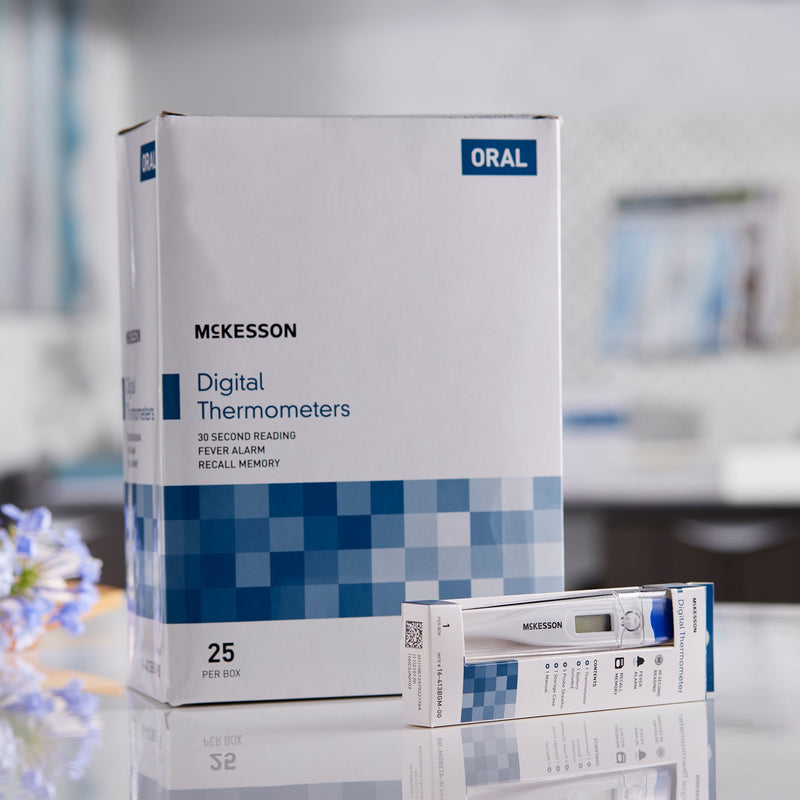 McKesson entrust Digital Oral Thermometer -Box of 25 McKesson entrust Digital Oral Thermometer -Box of 25