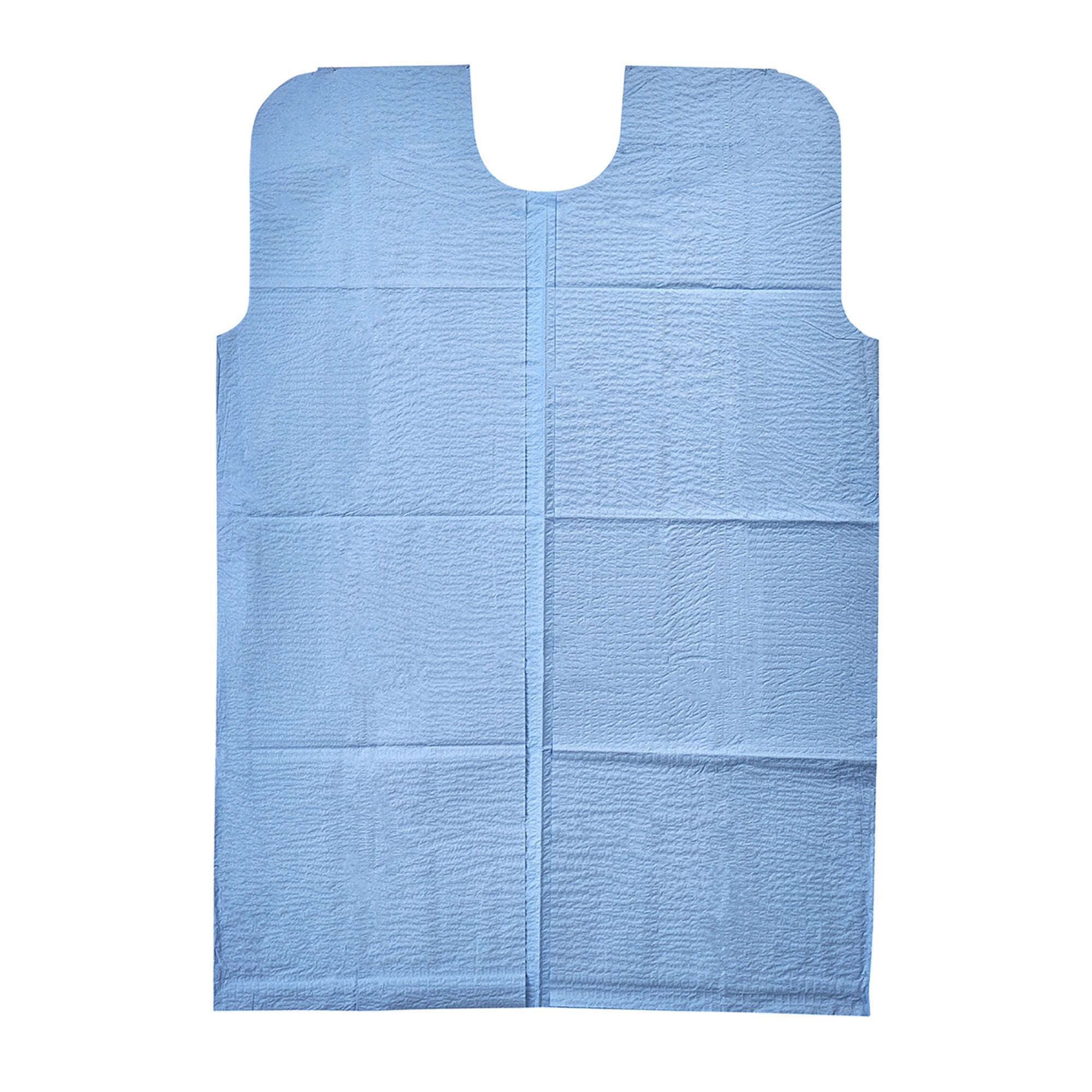 Graham Medical Products Patient Exam Gown Sleeveless Waist Tie, Medium/Large, Blue -Case of 50 Graham Medical Products Patient Exam Gown Sleeveless Waist Tie, Medium/Large, Blue -Case of 50