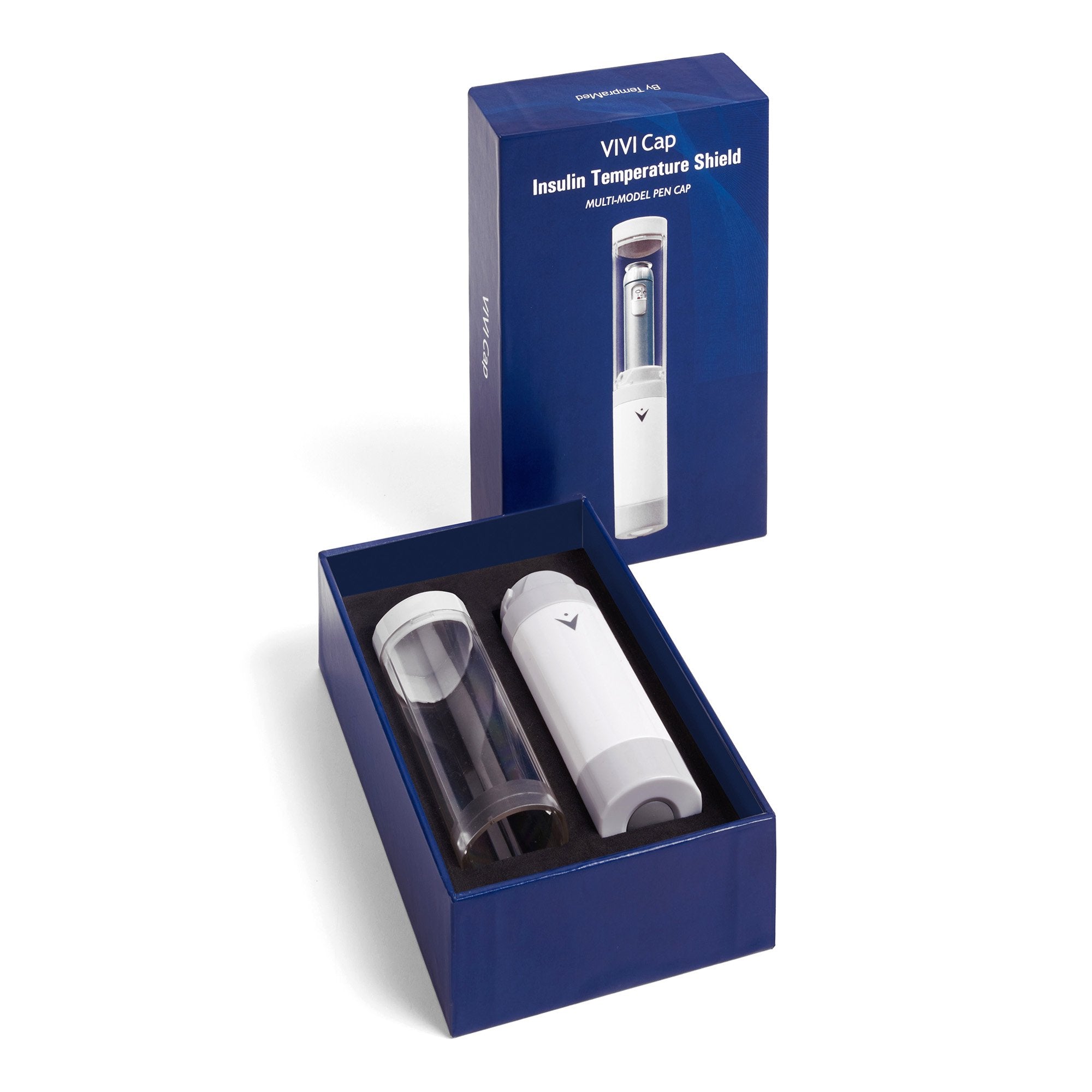 VIVI CAP Multi Insulin Pen Temperature Shield for Pre-Filled and Refillable Pens -Case of 50 VIVI CAP Multi Insulin Pen Temperature Shield for Pre-Filled and Refillable Pens -Case of 50