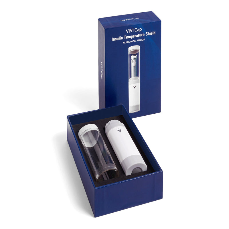 VIVI CAP Multi Insulin Pen Temperature Shield for Pre-Filled and Refillable Pens -Case of 50 VIVI CAP Multi Insulin Pen Temperature Shield for Pre-Filled and Refillable Pens -Case of 50