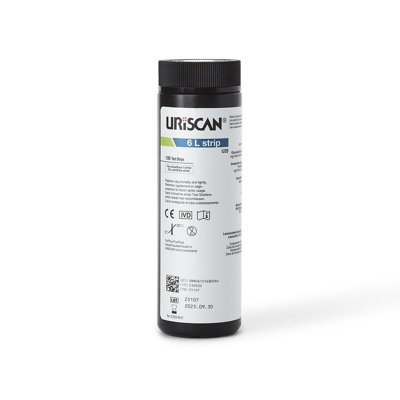 URISCAN 6L Urine Reagent Strips -Bottle of 1 URISCAN 6L Urine Reagent Strips -Bottle of 1