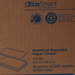 Pacific Blue Basic Recycled Multi-Fold Paper Towel, 250 Sheets per Pack -Case of 16 Pacific Blue Basic Recycled Multi-Fold Paper Towel, 250 Sheets per Pack -Case of 16