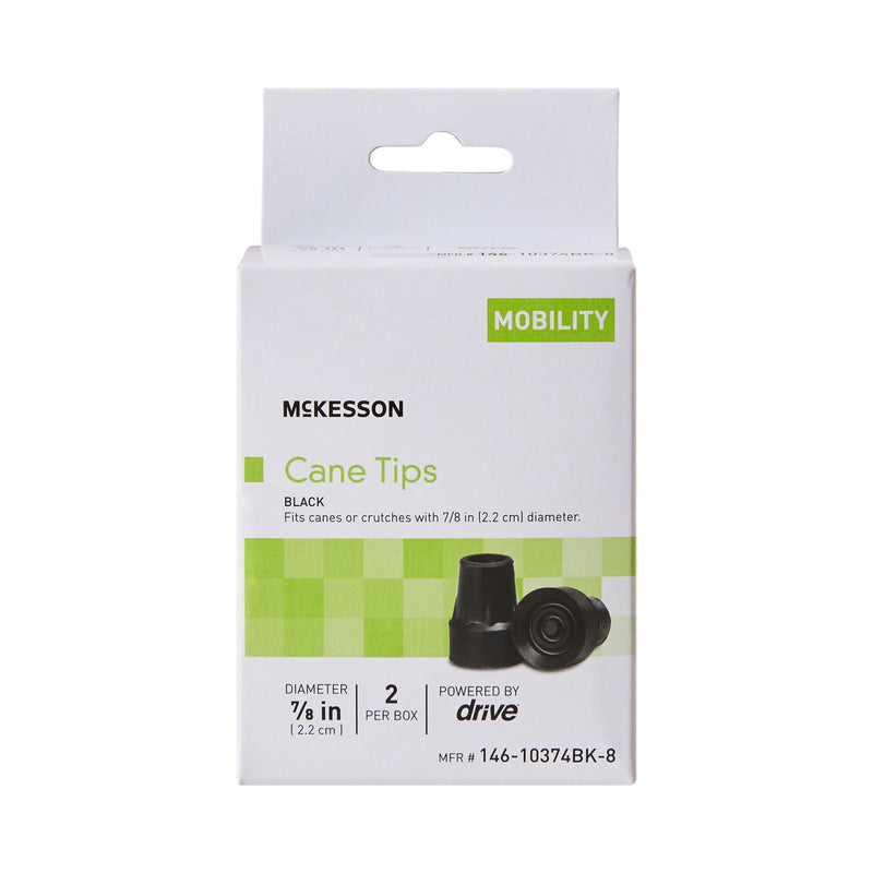 McKesson Cane / Crutch Tip, 7/8 Inch Diameter -1 Pair McKesson Cane / Crutch Tip, 7/8 Inch Diameter -1 Pair