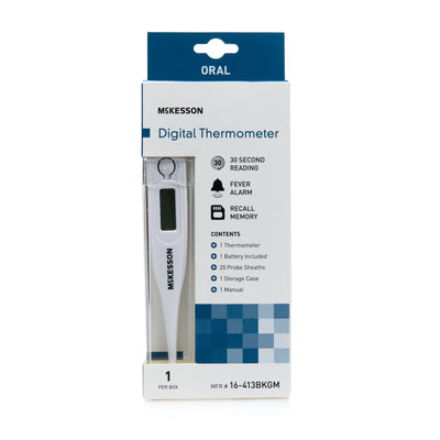 McKesson Digital Oral Thermometer -Box of 12 McKesson Digital Oral Thermometer -Box of 12