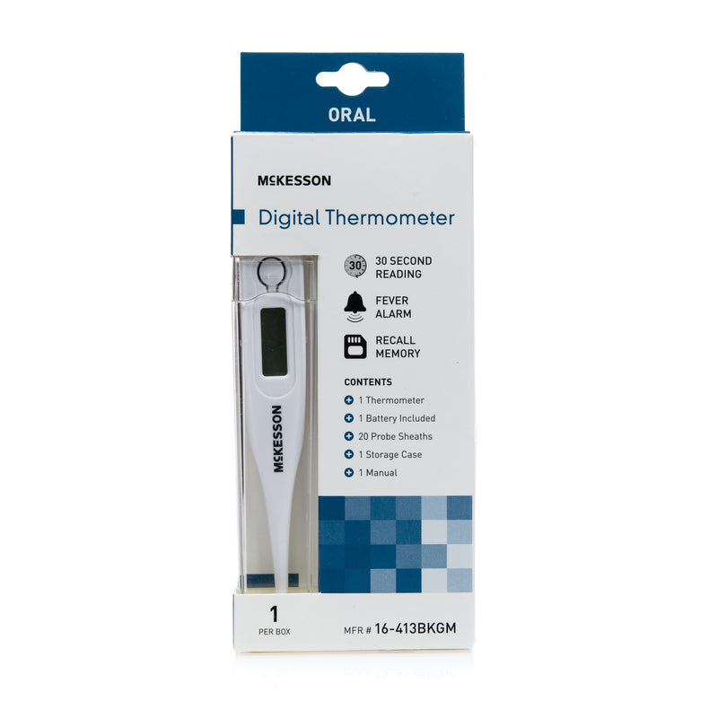 McKesson Digital Oral Thermometer -Box of 12 McKesson Digital Oral Thermometer -Box of 12