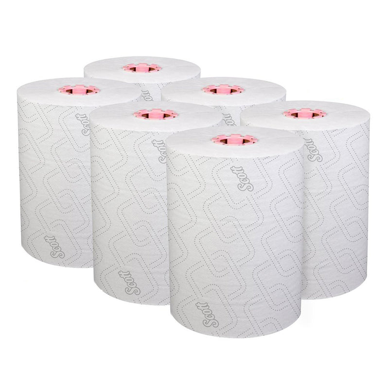 Scott Control Slimroll White Paper Towel, 8 Inch x 580 Foot, 6 Rolls per Case -Case of 6 Scott Control Slimroll White Paper Towel, 8 Inch x 580 Foot, 6 Rolls per Case -Case of 6