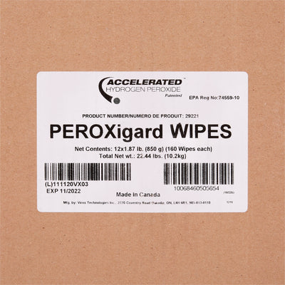 McKesson Hydrogen Peroxide Surface Disinfectant Wipes -Can of 160 McKesson Hydrogen Peroxide Surface Disinfectant Wipes -Can of 160