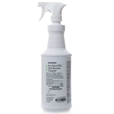 McKesson Pro-Tech Surface Disinfectant Cleaner Alcohol-Based Liquid, Non-Sterile, Floral Scent, 32 oz Bottle -Case of 12 McKesson Pro-Tech Surface Disinfectant Cleaner Alcohol-Based Liquid, Non-Sterile, Floral Scent, 32 oz Bottle -Case of 12