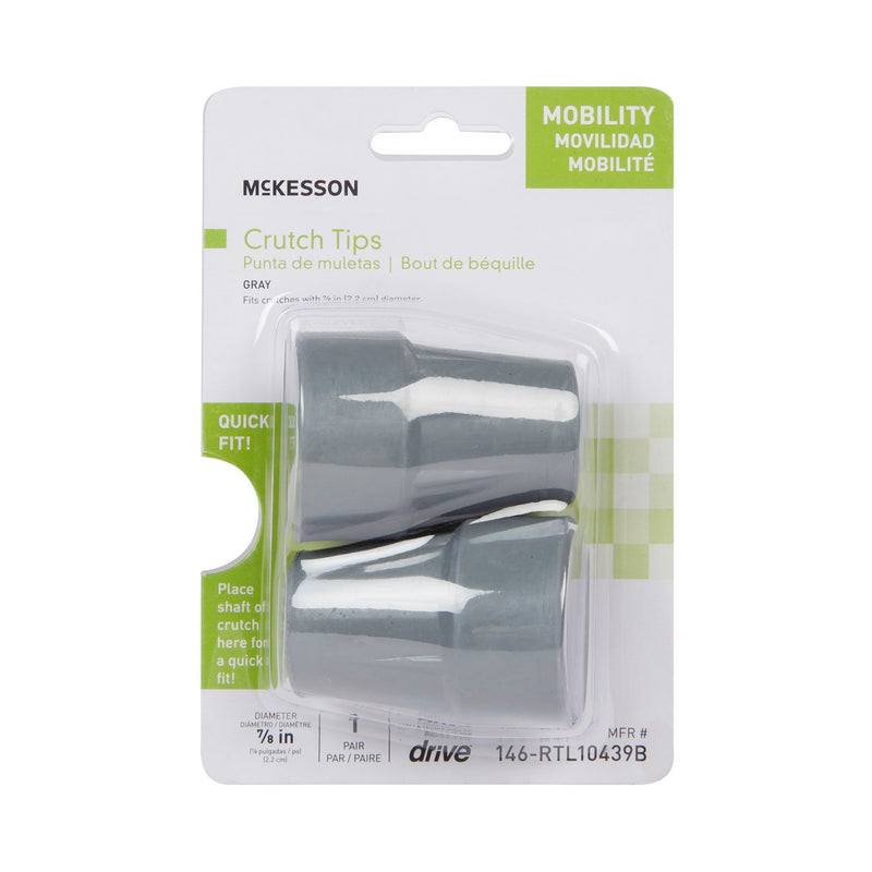 McKesson Crutch Tips -1 Pair McKesson Crutch Tips -1 Pair