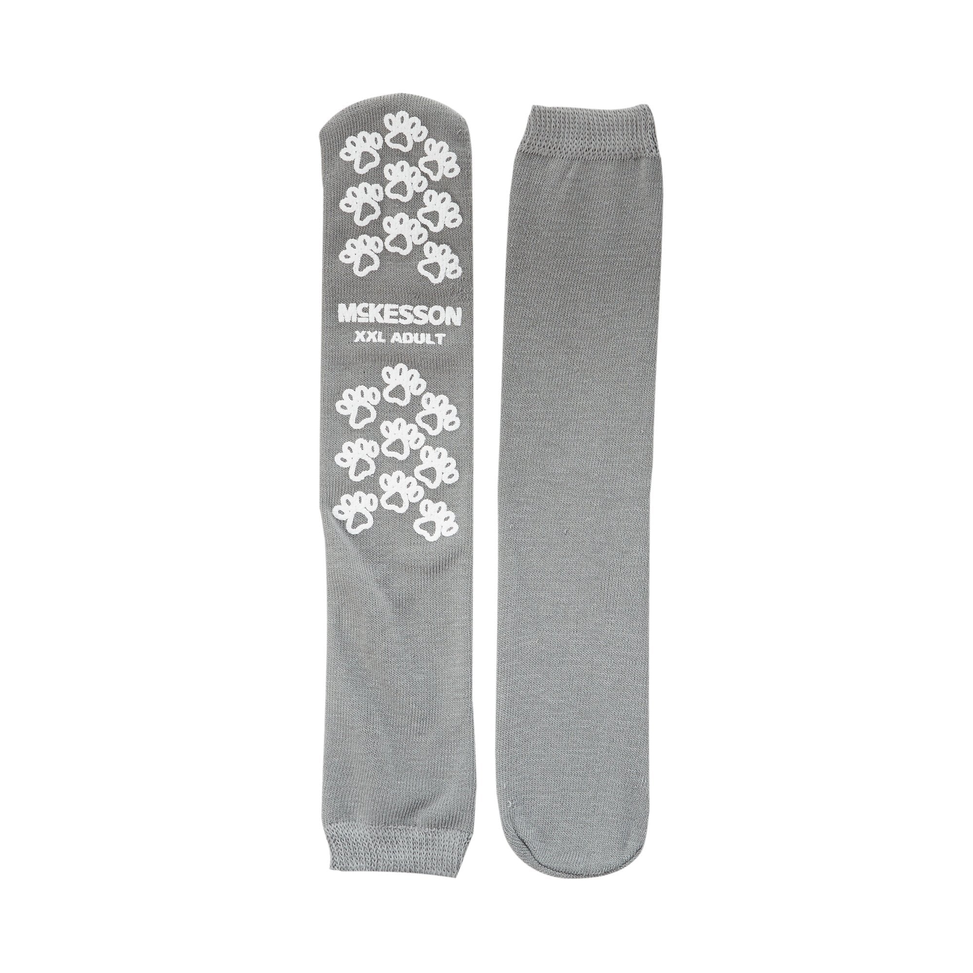 McKesson Terries Adult Slipper Socks, 2X-Large, Gray -Case of 48 McKesson Terries Adult Slipper Socks, 2X-Large, Gray -Case of 48