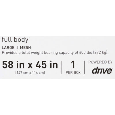 McKesson Mesh Full Body Sling, Large -Case of 12 McKesson Mesh Full Body Sling, Large -Case of 12