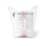 McKesson Trash Can With Plastic Liner, Square, Steel, Step-On, 20 QT, White -Each McKesson Trash Can With Plastic Liner, Square, Steel, Step-On, 20 QT, White -Each