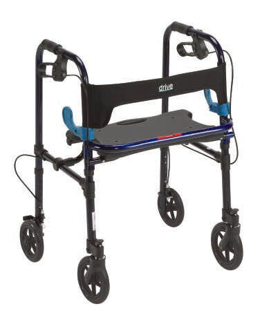 drive Clever-Lite 4 Wheel Rollator, Blue -Each drive Clever-Lite 4 Wheel Rollator, Blue -Each