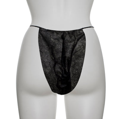 Reflections Disposable Bikini Panty, Black -Box of 100 Reflections Disposable Bikini Panty, Black -Box of 100