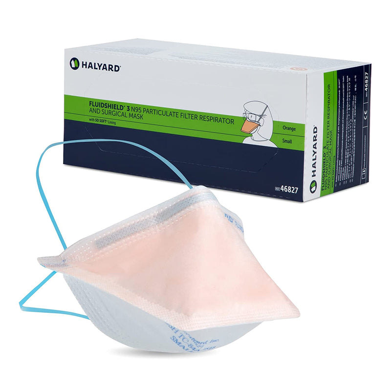 FluidShield Particulate Respirator / Surgical Mask -Box of 35 FluidShield Particulate Respirator / Surgical Mask -Box of 35