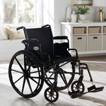 McKesson Lightweight Wheelchair Swing-Away Footrest, 20-Inch Seat Width -Each McKesson Lightweight Wheelchair Swing-Away Footrest, 20-Inch Seat Width -Each