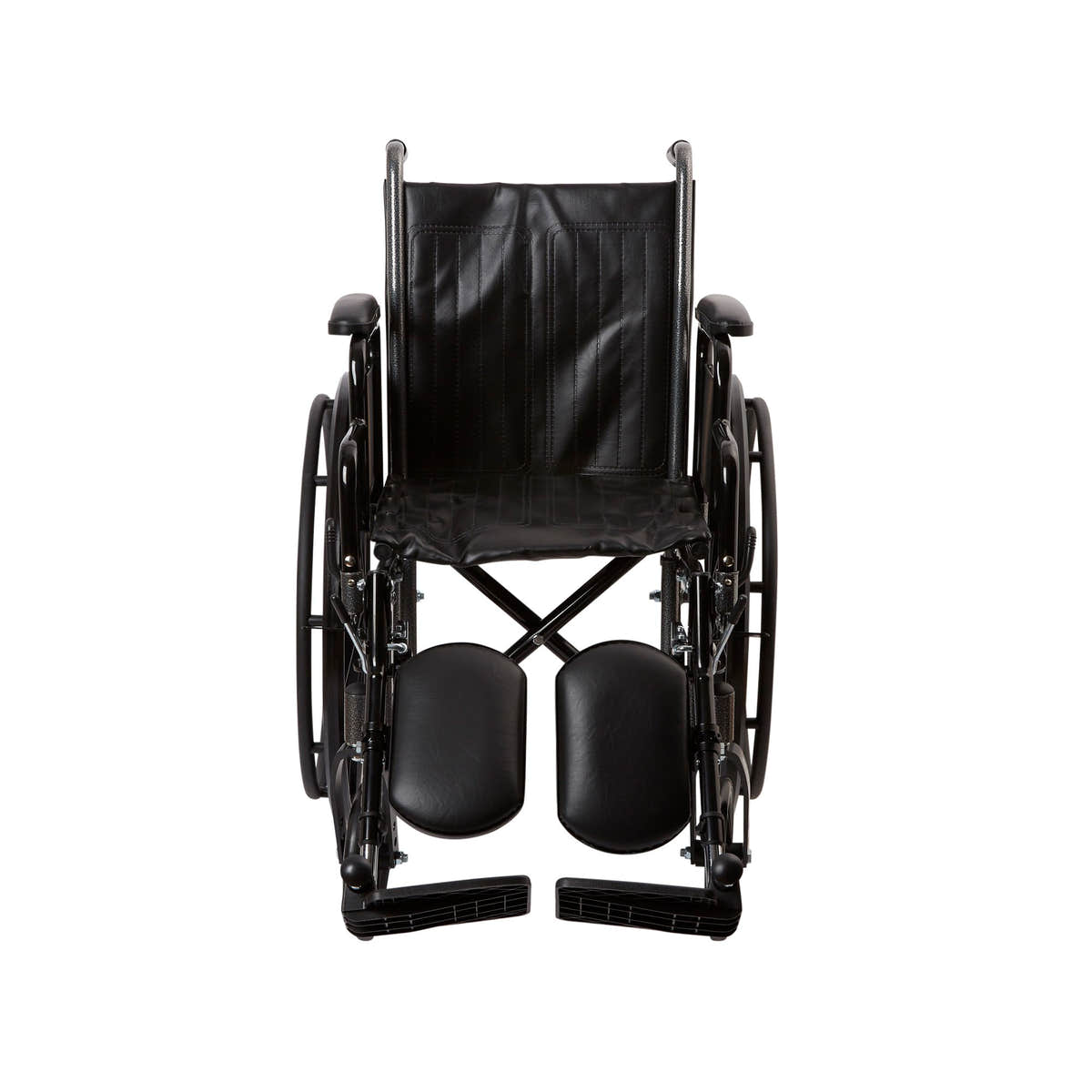 McKesson Dual Axle Wheelchair with Desk Length Arm Swing-Away Elevating Legrest, 16 Inch Seat Width -Each McKesson Dual Axle Wheelchair with Desk Length Arm Swing-Away Elevating Legrest, 16 Inch Seat Width -Each