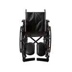McKesson Dual Axle Wheelchair with Desk Length Arm Swing-Away Elevating Legrest, 16 Inch Seat Width -Each McKesson Dual Axle Wheelchair with Desk Length Arm Swing-Away Elevating Legrest, 16 Inch Seat Width -Each