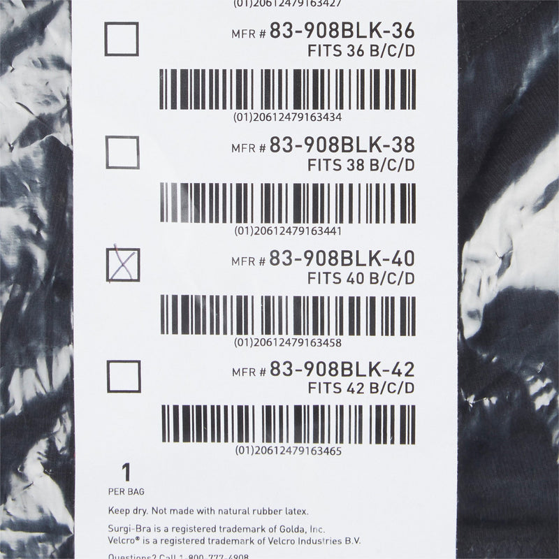 McKesson Surgi-Bra II, 40 Inch, Black -Each McKesson Surgi-Bra II, 40 Inch, Black -Each