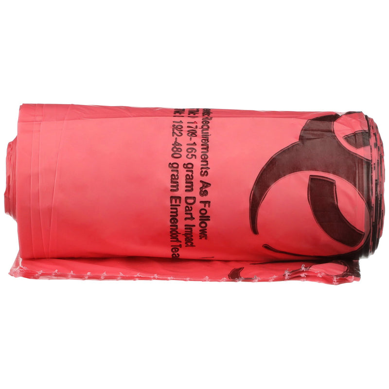 ULTRA-TUFF Infectious Waste Bag, 30-33 gal -Case of 250 ULTRA-TUFF Infectious Waste Bag, 30-33 gal -Case of 250