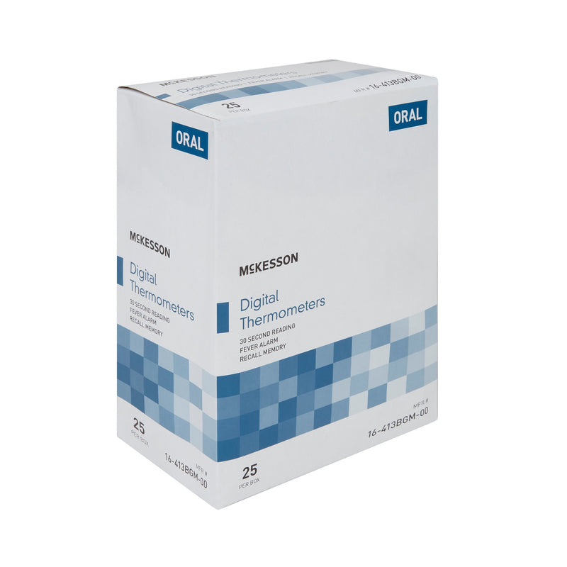 McKesson entrust Digital Oral Thermometer -Box of 25 McKesson entrust Digital Oral Thermometer -Box of 25