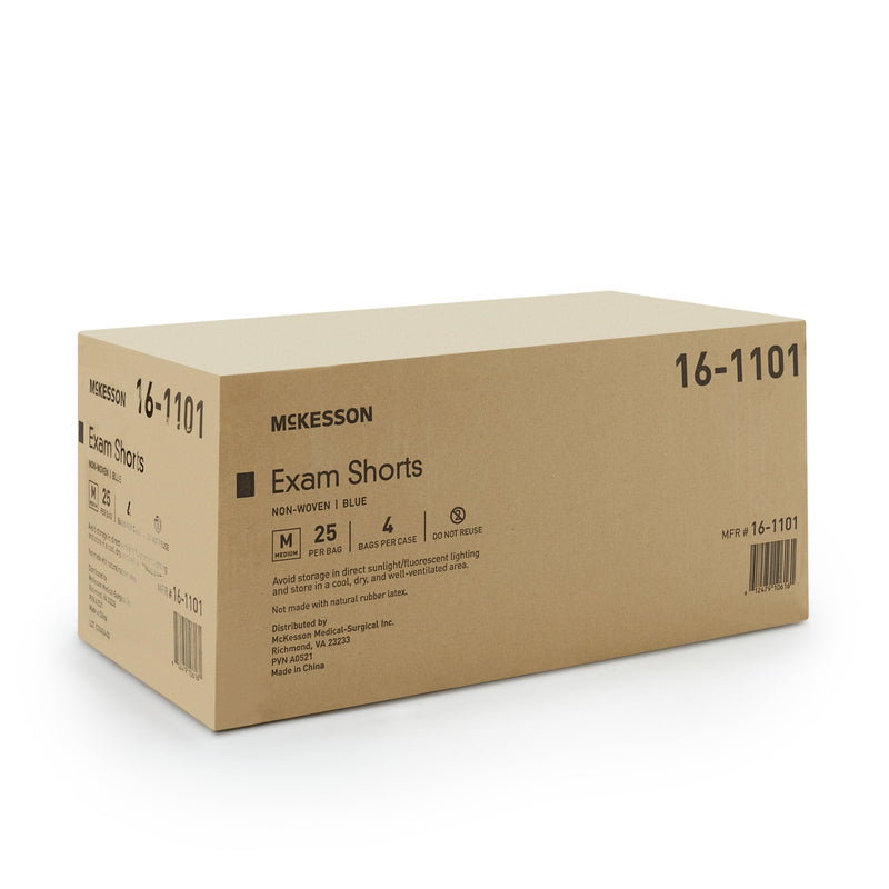 McKesson Patient Exam Shorts, Medium -Bag of 25 McKesson Patient Exam Shorts, Medium -Bag of 25