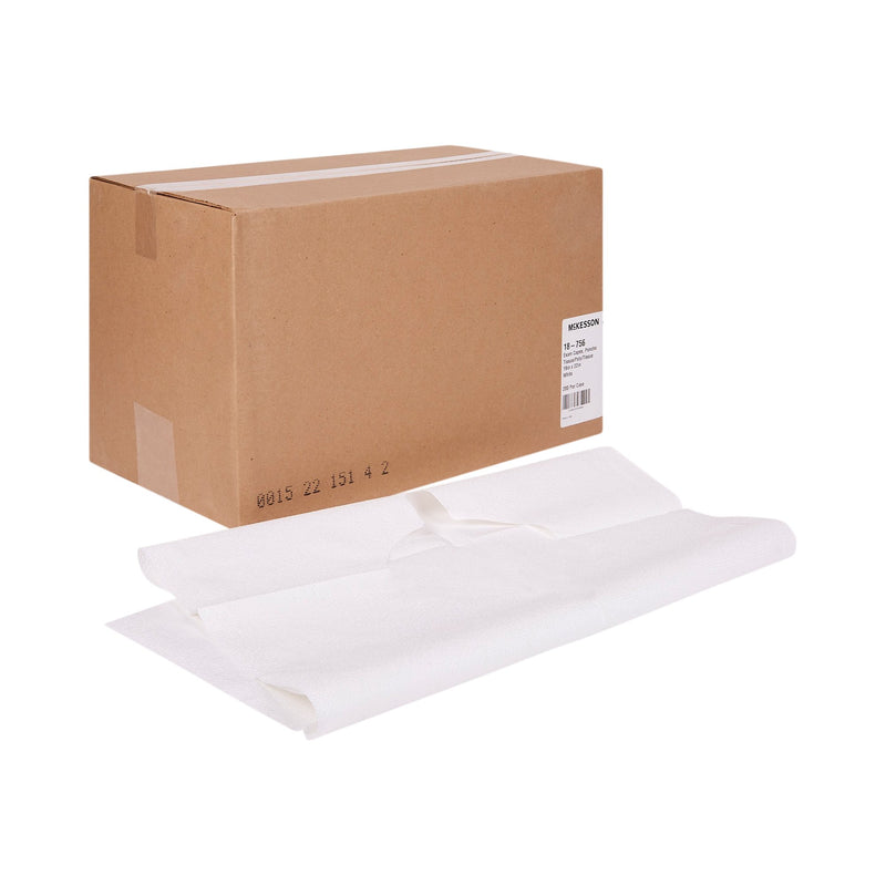 McKesson Exam Cape, White, 19 X 22 Inch -Case of 200 McKesson Exam Cape, White, 19 X 22 Inch -Case of 200