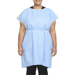 Graham Medical Products Patient Exam Gown Neck/ Waist Tie, Large/ X-Large, Blue -Case of 25 Graham Medical Products Patient Exam Gown Neck/ Waist Tie, Large/ X-Large, Blue -Case of 25