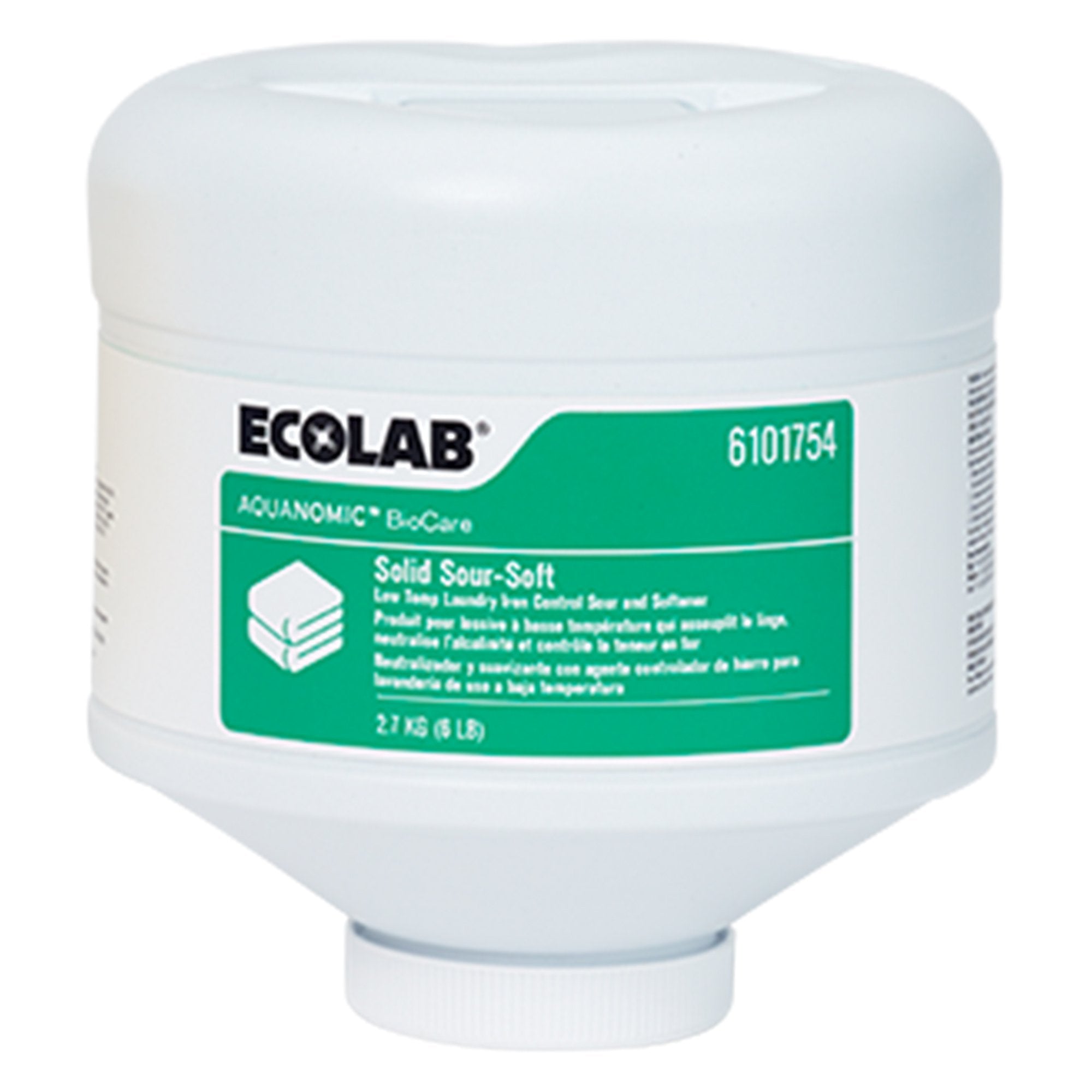 Ecolab Aquanomic Biocare Solid Sour-Soft -Case of 2 Ecolab Aquanomic Biocare Solid Sour-Soft -Case of 2