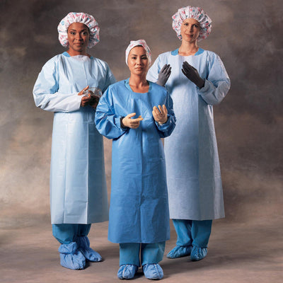 Halyard Over-the-Head Protective Procedure Gown, One Size Fits Most -Case of 100 Halyard Over-the-Head Protective Procedure Gown, One Size Fits Most -Case of 100