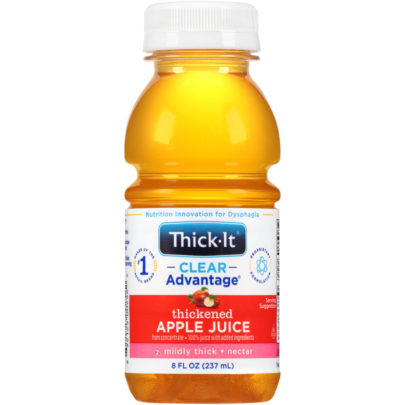 Thick-It Clear Advantage Nectar Consistency Thickened Beverage, Apple, 8 oz. Bottle -Case of 24 Thick-It Clear Advantage Nectar Consistency Thickened Beverage, Apple, 8 oz. Bottle -Case of 24