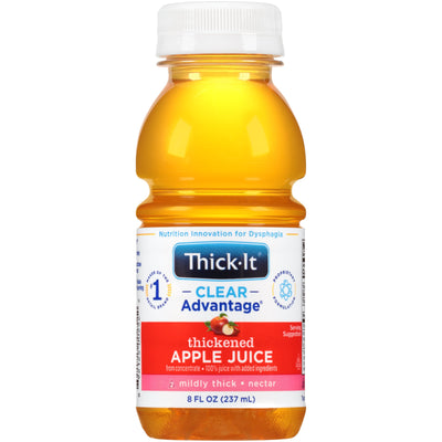 Thick-It Clear Advantage Nectar Consistency Thickened Beverage, Apple, 8 oz. Bottle -Case of 24 Thick-It Clear Advantage Nectar Consistency Thickened Beverage, Apple, 8 oz. Bottle -Case of 24