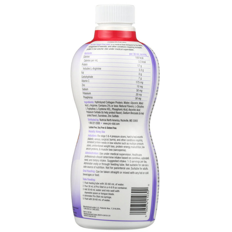 Pro-Stat Sugar-Free AWC Protein Supplement, Wild Cherry Punch, 30 oz. Bottle -Case of 4 Pro-Stat Sugar-Free AWC Protein Supplement, Wild Cherry Punch, 30 oz. Bottle -Case of 4