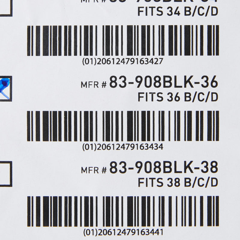 McKesson Surgi-Bra II, 36 Inch, Black -Each McKesson Surgi-Bra II, 36 Inch, Black -Each