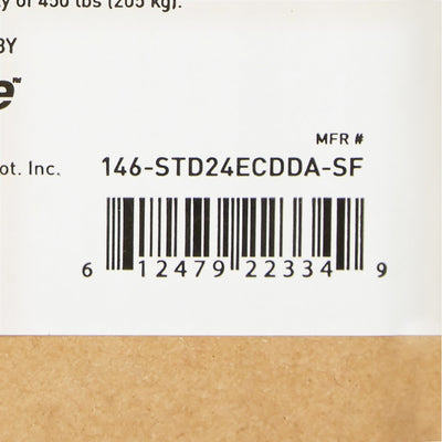 McKesson Bariatric Wheelchair with Swing-Away Footrest, 24-Inch Seat Width -Each McKesson Bariatric Wheelchair with Swing-Away Footrest, 24-Inch Seat Width -Each