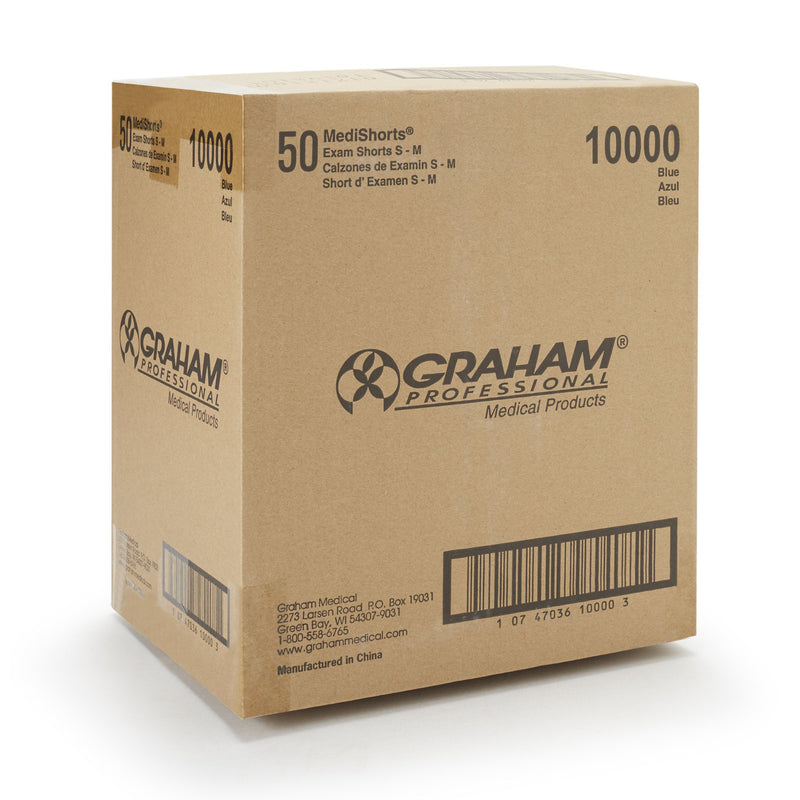 MediShorts Exam Shorts, Small / Medium -Case of 50 MediShorts Exam Shorts, Small / Medium -Case of 50