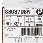 McKesson Light Duty Clear Trash Bags, 30 gal, 8 Mic -Case of 500 McKesson Light Duty Clear Trash Bags, 30 gal, 8 Mic -Case of 500