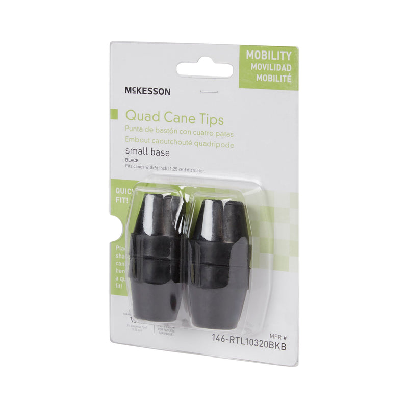 McKesson Quad Cane Tips -Box of 4 McKesson Quad Cane Tips -Box of 4