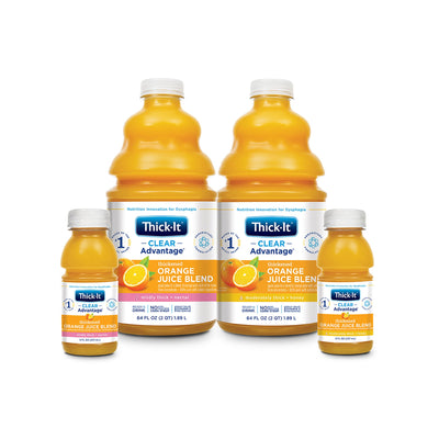 Thick-It Clear Advantage Honey Consistency Thickened Beverage, Orange, 64 oz. Bottle -Case of 4 Thick-It Clear Advantage Honey Consistency Thickened Beverage, Orange, 64 oz. Bottle -Case of 4
